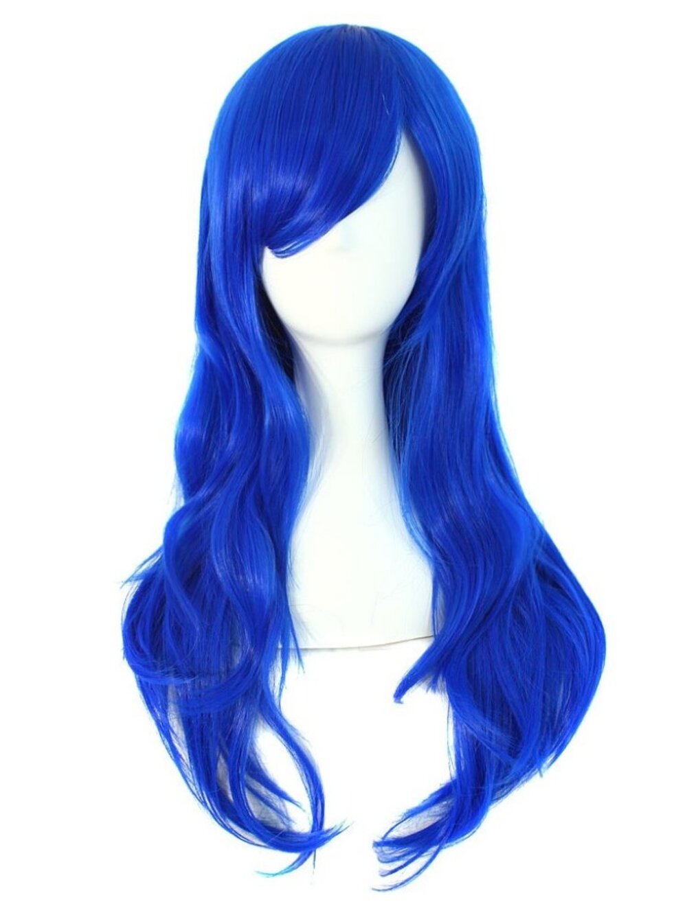 Women's Navy Blue 28" 70cm Long Curly Ends Costume Cosplay Modern Hair Wig